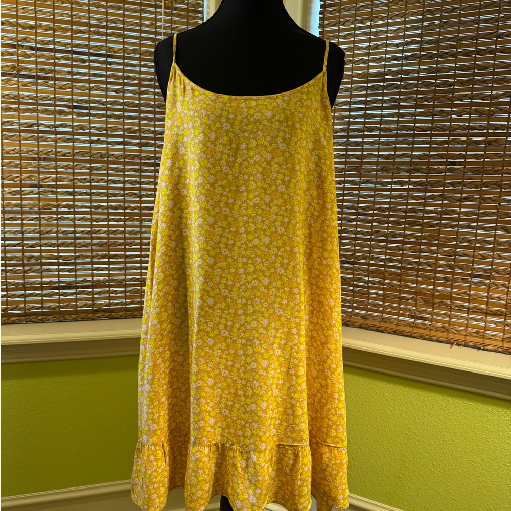 Yellow Floral Sundress